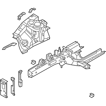 Kia 64600B0000 Panel Complete-Fender