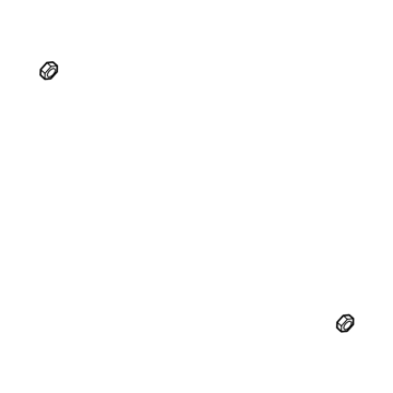 GM 11900425 Seat Back Panel Nut