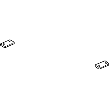 Lexus 55725-60040 Reinforcement, Hood Hinge Mounting