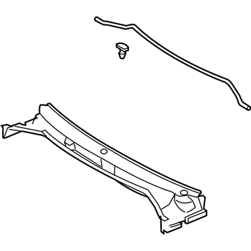 Lexus 55708-60091 LOUVER Sub-Assembly, COWL