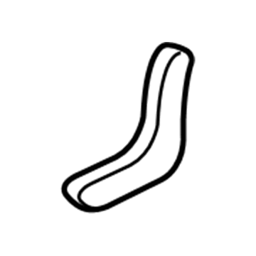 Acura 81759-S3V-A11ZB Cover, Driver Side Middle Seat (Saddle) (Banana)