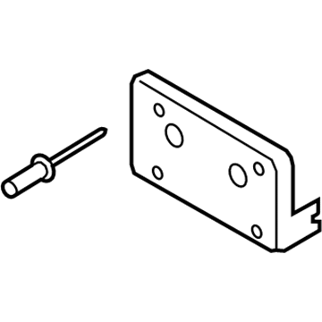 Ford HP5Z-17A385-AA License Bracket
