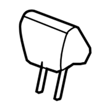 Honda 81140-SCV-L03ZB Headrest Assy., FR. *YR233L* (TITANIUM)