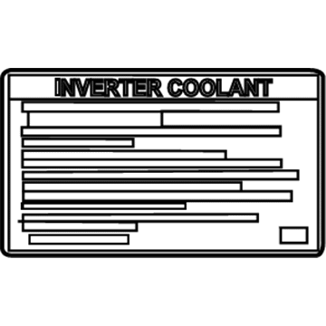 Toyota G92A1-11010 Info Label