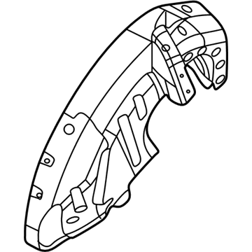 Mopar 5074094AG Panel-Rear WHEELHOUSE
