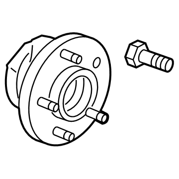 GM 13544843 HUB ASM-FRT WHL