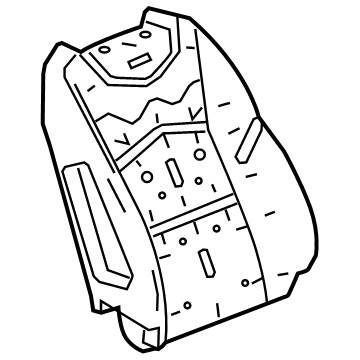 GM 84551401 Seat Back Pad