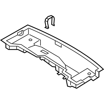 Hyundai 85750-G2600-T9Y Tray-Luggage, Center