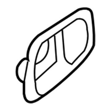 Kia 826114D000BQ Housing-Front Door Inside Handle