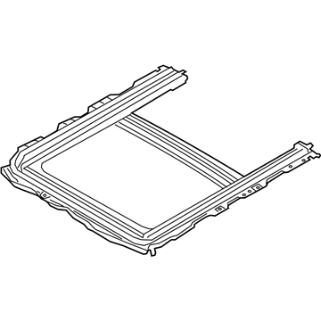 BMW 54-10-7-300-238 Frame Sliding-Lifting Roof Complete