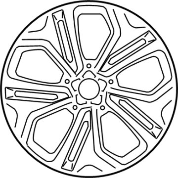 Hyundai 52910-S2210 Aluminium Wheel Assembly
