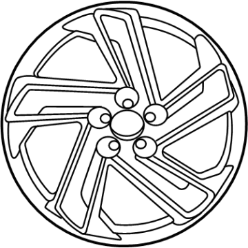 Hyundai 52910-S1850 Wheel Assy-Aluminium