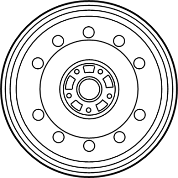 Hyundai 52919-P2100 WHEEL ASSY-TEMPORARY
