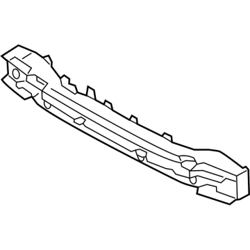Kia 86631H9AB0 BEAM-RR BUMPER