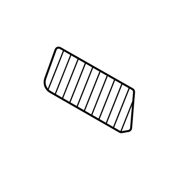 Kia 86639H9AA0 MOULDING-L/PLATE Rea