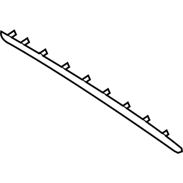 BMW 51-41-7-315-329 Accent Strip, Front Left