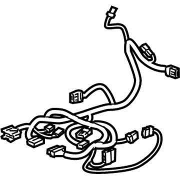 Honda 81606-TK4-A00 Cord L, Power Seat