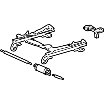Acura 81610-TK4-L03 Rail Assembly, Driver Side