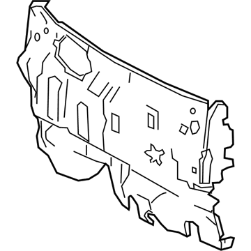 Lexus 55210-78031 INSULATOR Assembly, Dash