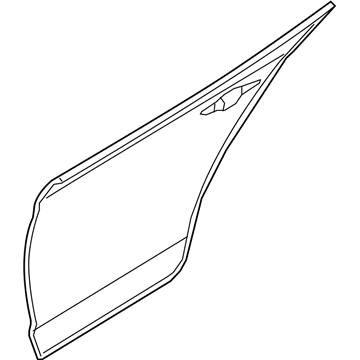 Hyundai 77111-F2000 Panel-Rear Door Outer, LH