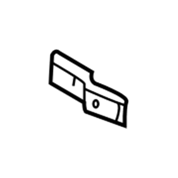 Hyundai 84726-39000 Bracket Assembly-Crash Pad Lower, RH