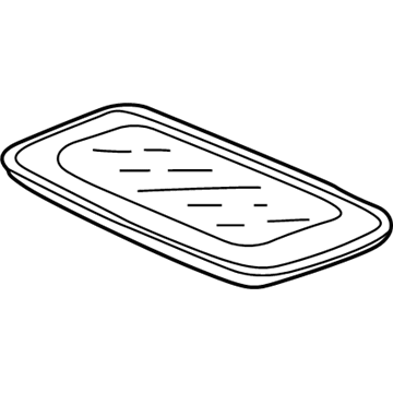 Honda 70200-S9A-J02 Glass Assembly, Roof