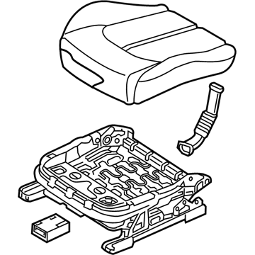 Hyundai 88100-C2KE0-XTG Cushion Assembly-Front Seat, Driver