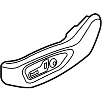 Hyundai 88051-C2020-TRY Shield Cover-Seat Driver Outer
