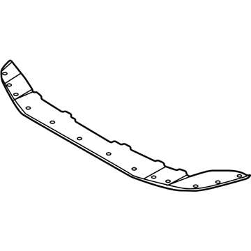 Nissan F2026-1A44A Front Bumper Fascia, Lower