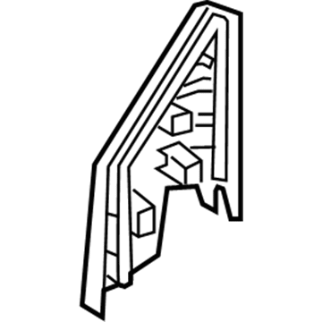 Nissan 80292-3SG0A Cover-Front Door Corner, Inner RH