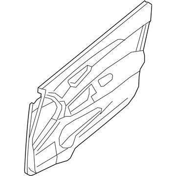 Nissan 80900-3SA1A Finisher Assy-Front Door, RH