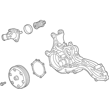GM 12700555 Water Pump Assembly