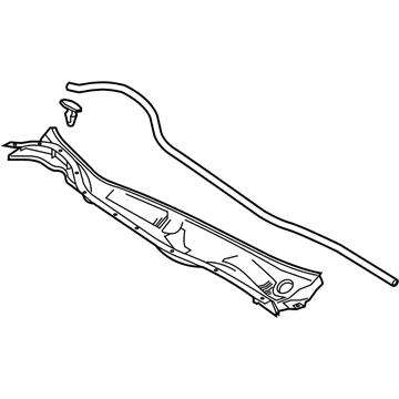 Lexus 55708-30181 LOUVER Sub-Assembly, COWL