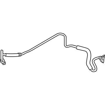 BMW 17-22-2-283-584 Transmission Oil Cooler Line, Flow