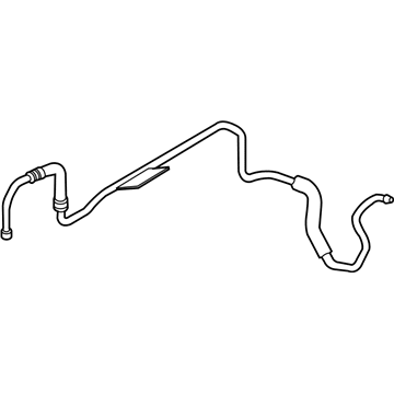BMW 17-22-2-283-581 Transmission Oil Cooler Line, Return