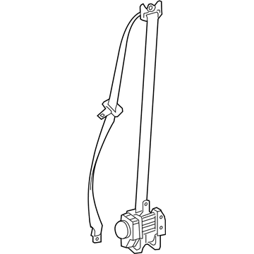 Lexus 73210-06500-C0 Belt Assembly, FR Seat