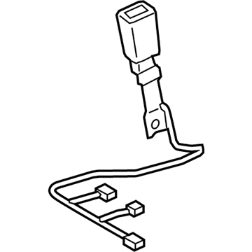 Lexus 73230-06B40-C0 Belt Assembly, FR Seat