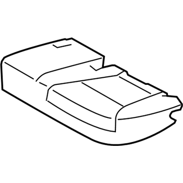 Kia 891701U010SAL Rear Seat Back Covering, Left