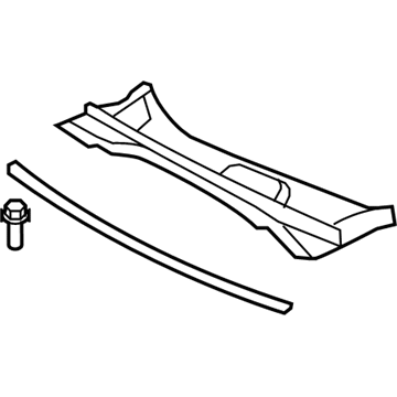 Lexus 55708-33121 Louver Sub-Assy, Cowl Top Ventilator