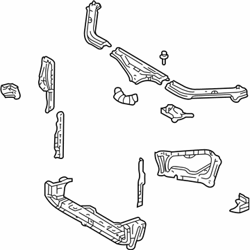 Lexus 53201-30917 Support Sub-Assy, Radiator