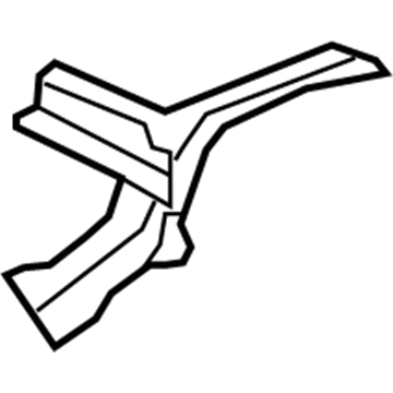 Honda 65790-SNE-A00ZZ Crossmember, L. RR. Floor (Upper)