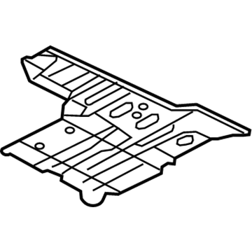 Honda 74626-SNE-A00 Cover, L. Middle Floor (Lower)