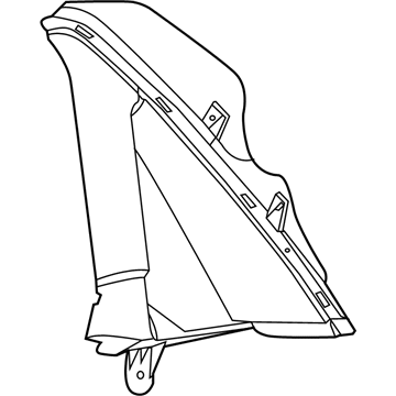 GM 92264447 Upper Quarter Trim