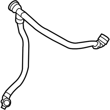 BMW 17-12-7-805-263 Expansion Tank Water Pipe Hose