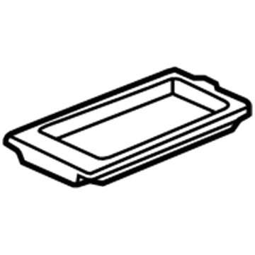 Honda 83408-SDA-A11ZA Tray, Console *NH1L* (BLACK)