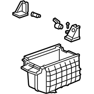 Honda 83435-SDA-A10ZA Box, Console *NH1L* (BLACK)