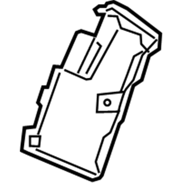 Honda 81728-THR-A01 Cover, L. Middle Seat Webbing