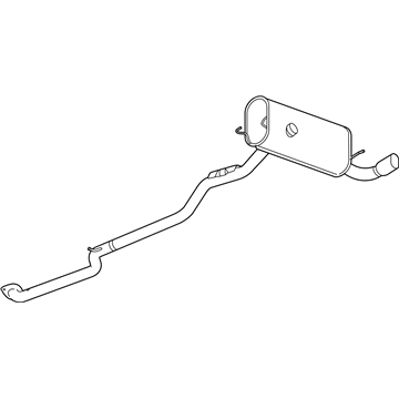 GM 20810298 Muffler & Pipe