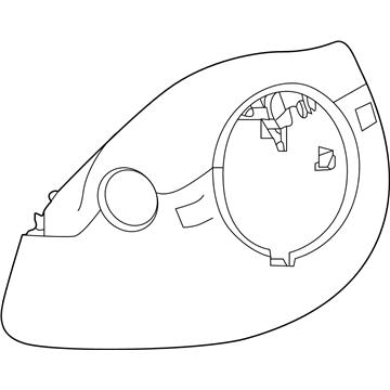 Infiniti 48470-5NA0A Cover Set-Steering Column