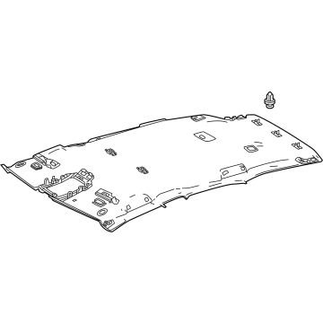 Lexus 63310-78260-A0 HEADLINING ASSY, ROO